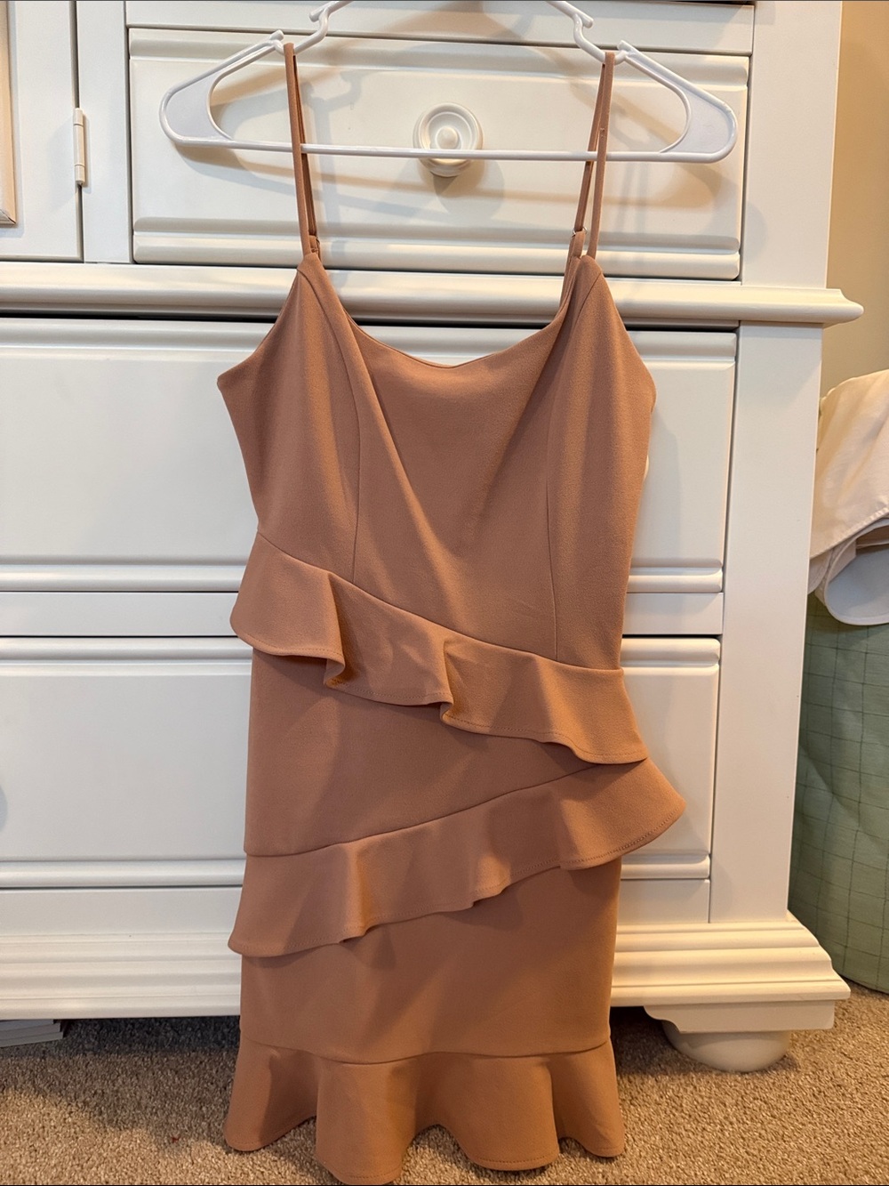 Forever 21 Light Pink Mini Ruffle Dress